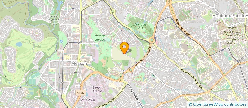 localisation de l'entreprise FV FRANCE à MONTPELLIER