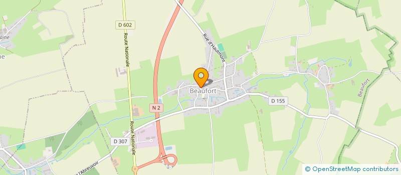 localisation de l'entreprise FV IMMOVENTURE  BEAUFORT