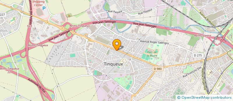 localisation de l'entreprise FV INVEST  TINQUEUX