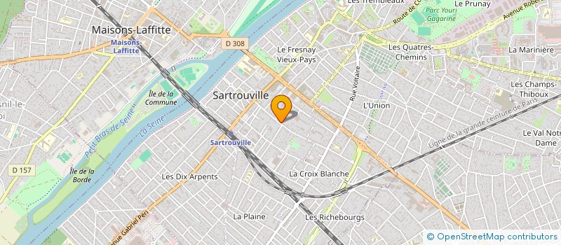 localisation de l'entreprise FV NEXUS  SARTROUVILLE