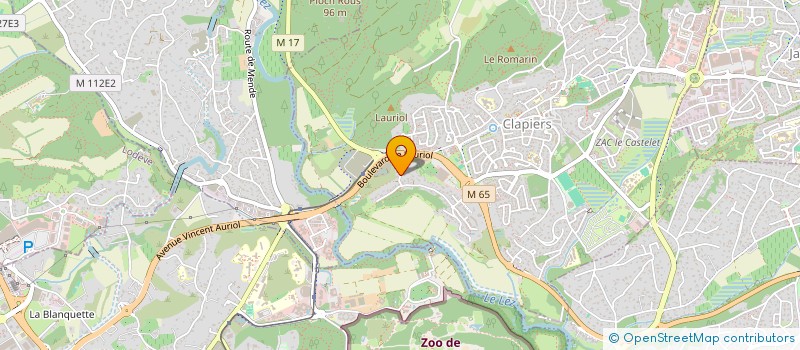 localisation de l'entreprise FV PATRIMOINE  CLAPIERS