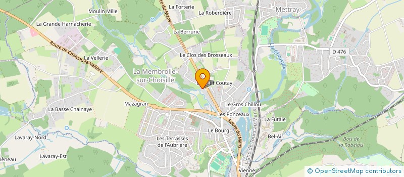 localisation de l'entreprise FV REAL ESTATE  LA MEMBROLLE-SUR-CHOISILLE