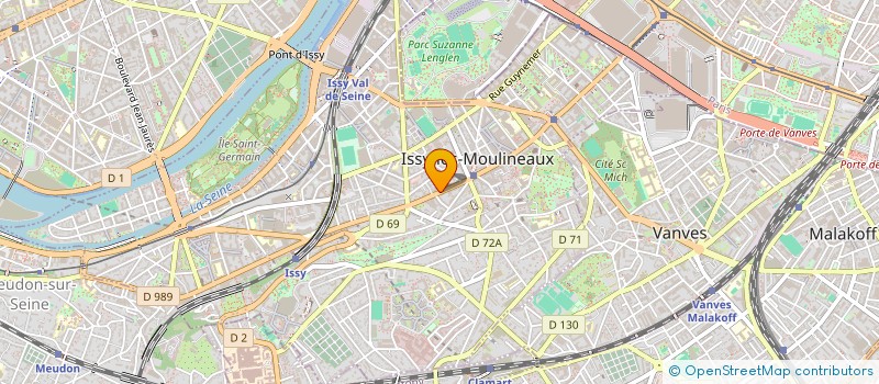 localisation de l'entreprise FV RENOV'PLUS à ISSY-LES-MOULINEAUX