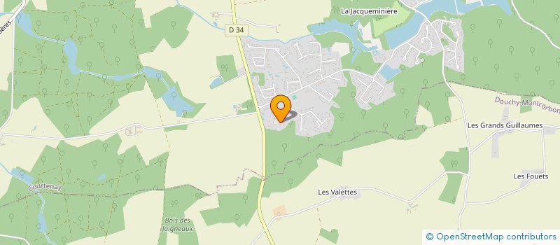 localisation de l'entreprise FV STOCKAGE à AMILLY