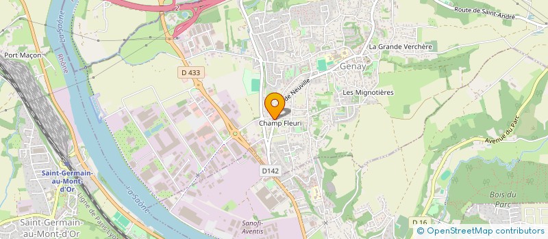 localisation de l'entreprise FV2T  GENAY