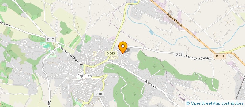 localisation de l'entreprise FVADRECHS  EGUILLES