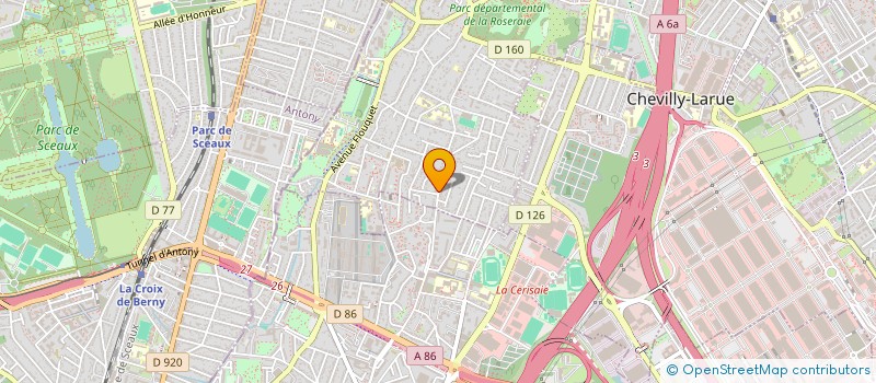 localisation de l'entreprise FVALUE  L'HAY-LES-ROSES