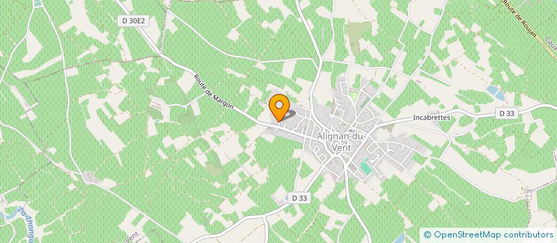 localisation de l'entreprise FVAN  ALIGNAN-DU-VENT