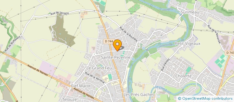 localisation de l'entreprise FVBRGT à NIORT