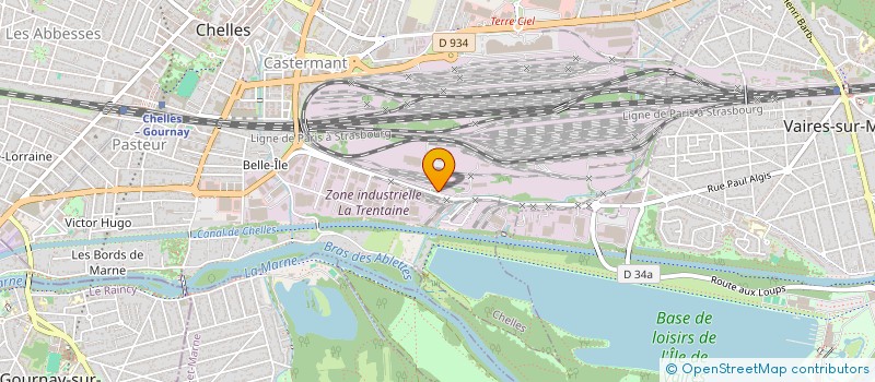 localisation de l'entreprise FVF à CHELLES