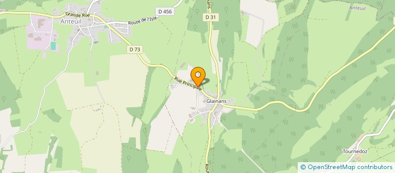 localisation de l'entreprise FVH  FONTAINE-LES-CLERVAL