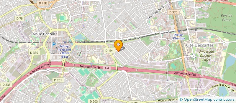 localisation de l'entreprise FVH  NOISY-LE-GRAND