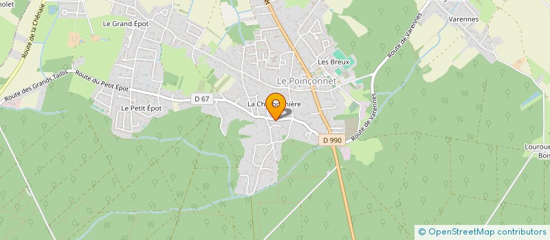 localisation de l'entreprise FVH  LE POINCONNET