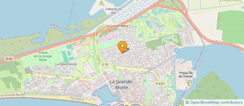 localisation de l'entreprise FVI  LA GRANDE-MOTTE