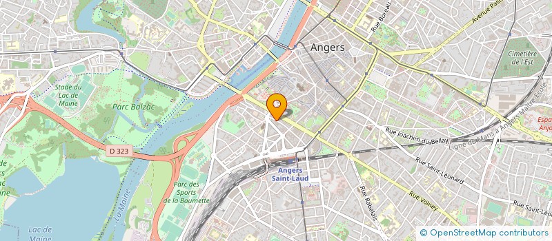 localisation de l'entreprise FVI  AVRILLE