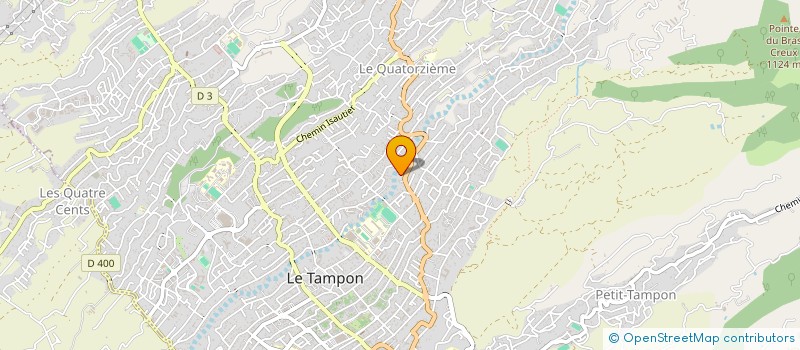 localisation de l'entreprise FVI  LE TAMPON