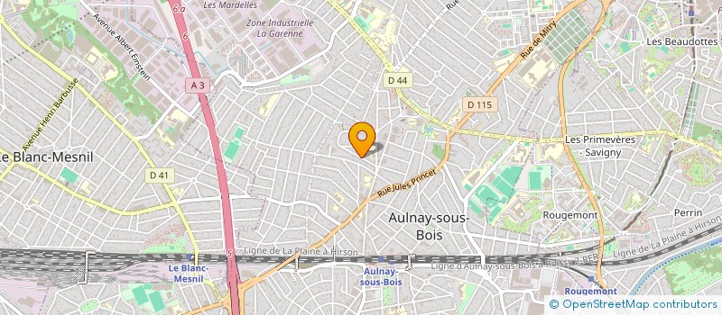 localisation de l'entreprise FVI CONSEIL à AULNAY-SOUS-BOIS