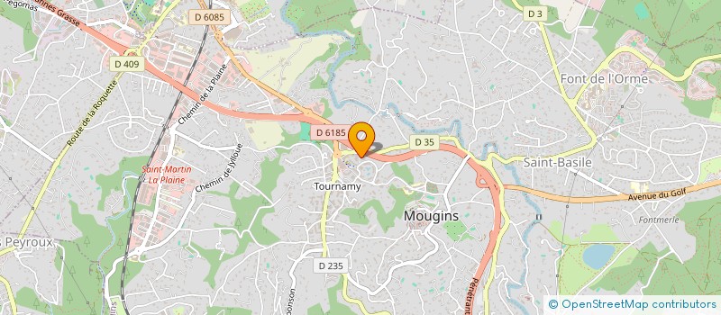localisation de l'entreprise FVJ à MOUGINS