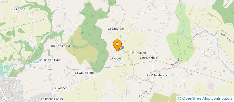 localisation de l'entreprise FVL  PLAINTEL