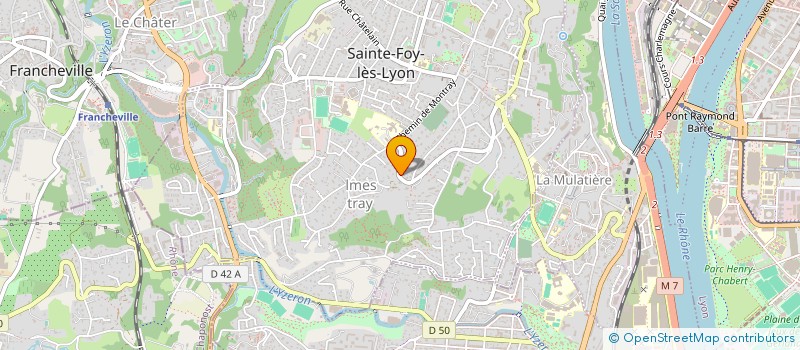 localisation de l'entreprise FVM  SAINTE-FOY-LES-LYON