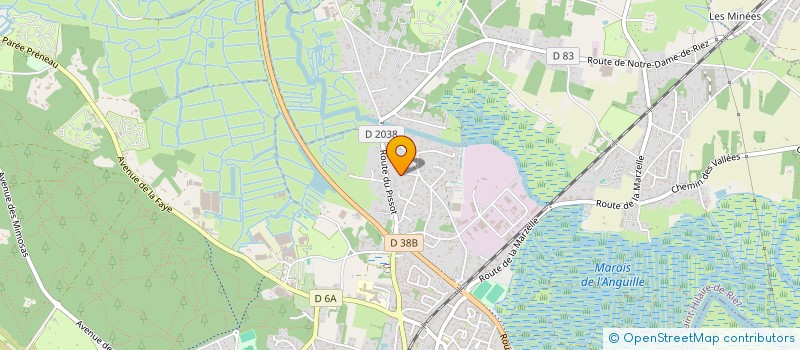 localisation de l'entreprise FVM à SAINT-HILAIRE-DE-RIEZ