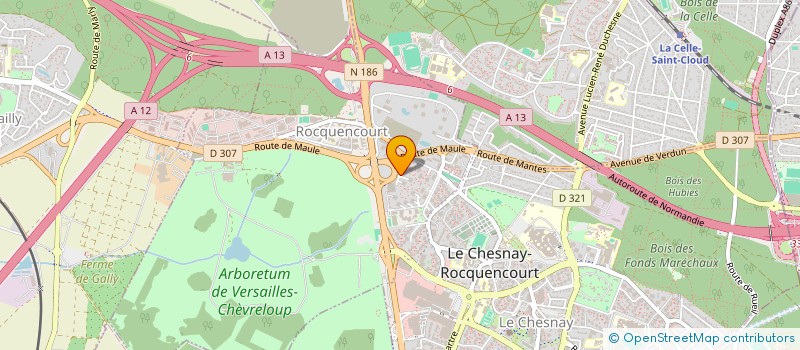 localisation de l'entreprise FVM CONSULT  LE CHESNAY-ROCQUENCOURT