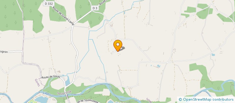 localisation de l'entreprise FVMH  SOUPROSSE