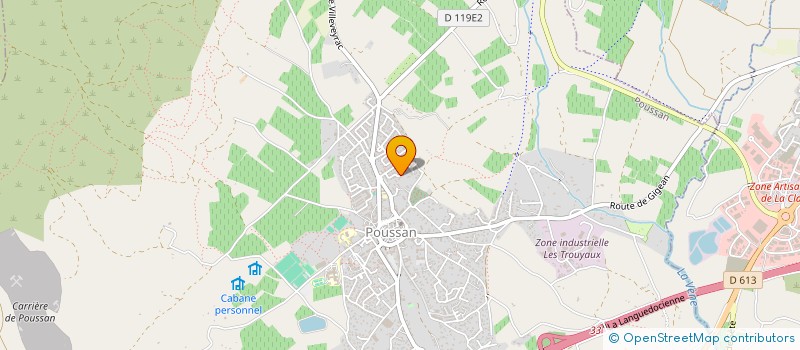 localisation de l'entreprise FVMH  POUSSAN