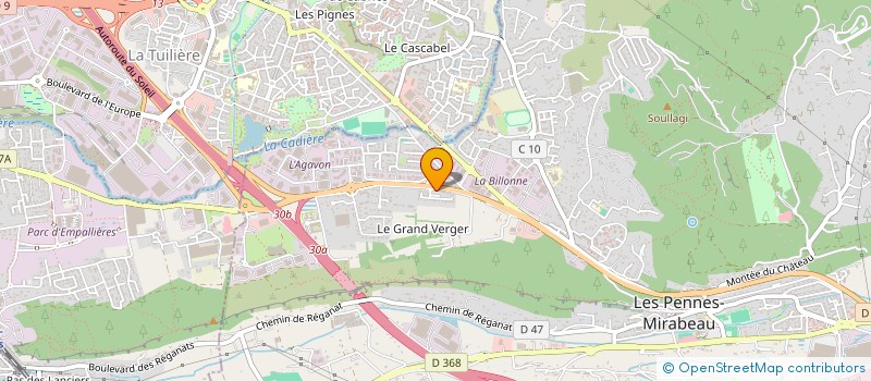 localisation de l'entreprise FVMTP à LES PENNES-MIRABEAU