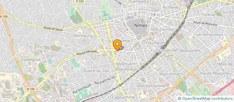 localisation de l'entreprise FVO ECOO à NIMES