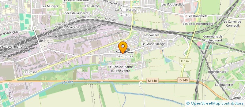 localisation de l'entreprise FVOJ  LA VILLE-AUX-DAMES