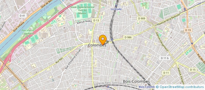 localisation de l'entreprise FVOLUTION  COLOMBES