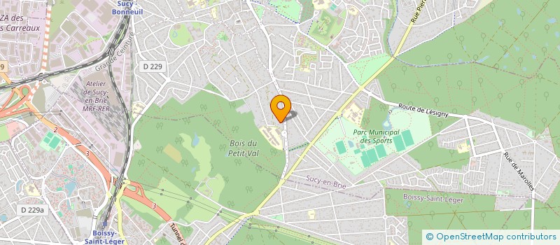 localisation de l'entreprise FVONE HLDG à SUCY-EN-BRIE