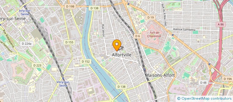 localisation de l'entreprise FVP  ALFORTVILLE