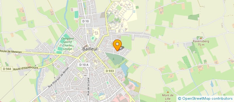 localisation de l'entreprise FVP à BAILLEUL