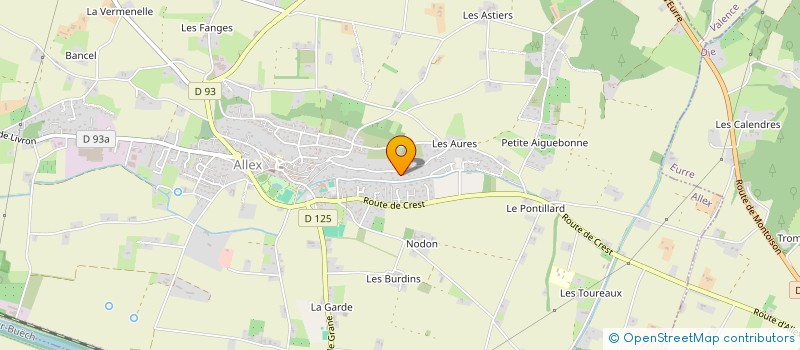 localisation de l'entreprise FVP CONSEIL à ALLEX