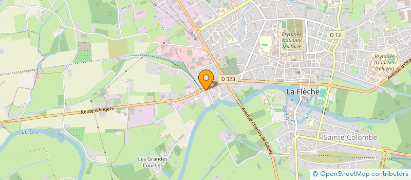 localisation de l'entreprise FVR à LA FLECHE