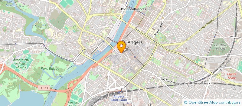 localisation de l'entreprise FVR à ANGERS