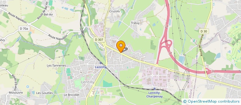 localisation de l'entreprise FVR AUTO  SAIN-BEL