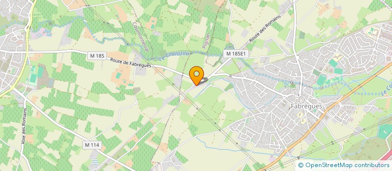 localisation de l'entreprise FVSJ  FABREGUES