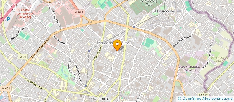localisation de l'entreprise FVT à TOURCOING