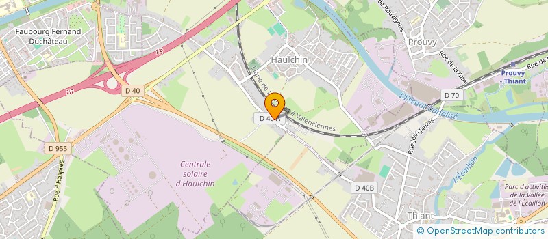 localisation de l'entreprise FVT  HAULCHIN