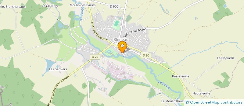 localisation de l'entreprise FVT MUSIC à BLENEAU