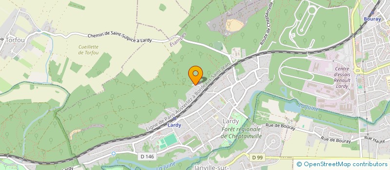 localisation de l'entreprise FVTECH à LARDY