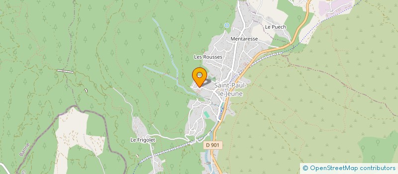 localisation de l'entreprise FVTR IMMO  SAINT-PAUL-LE-JEUNE