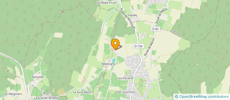 localisation de l'entreprise FW à HURIGNY