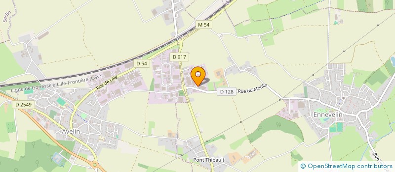 localisation de l'entreprise FW à ENNEVELIN