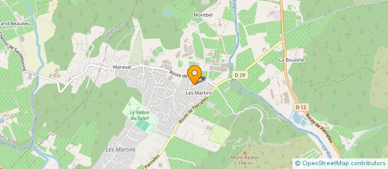 localisation de l'entreprise FW CONCEPT  LA CRAU