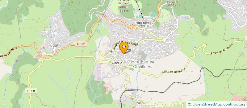 localisation de l'entreprise FW CUISINE CONSEIL  FONT-ROMEU-ODEILLO-VIA