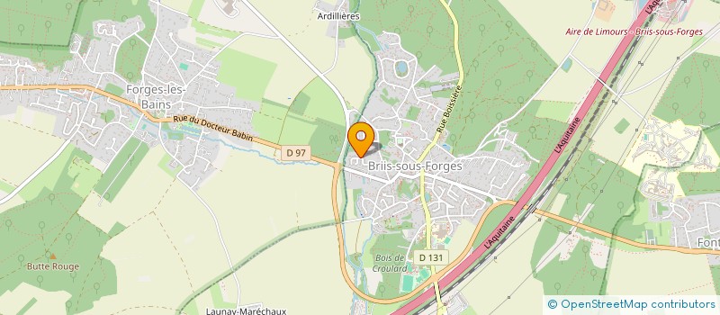 localisation de l'entreprise FW IMMO à BRIIS-SOUS-FORGES